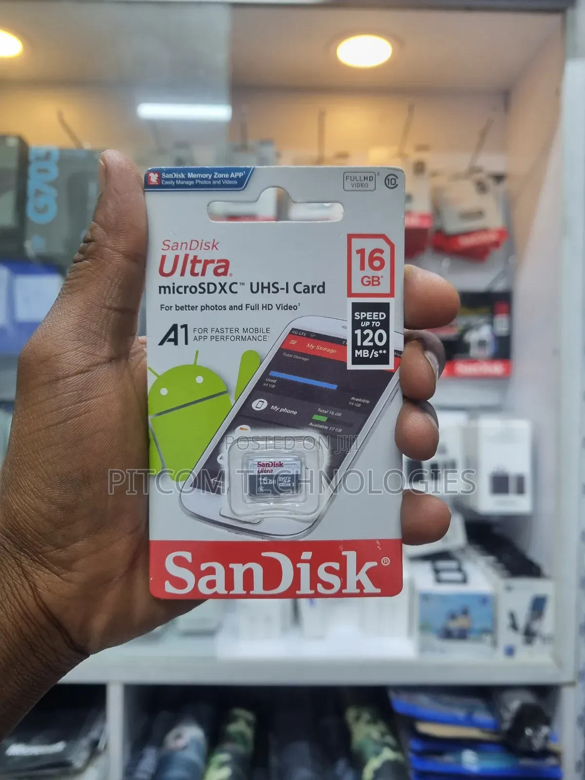 16 Gb Memory Card.