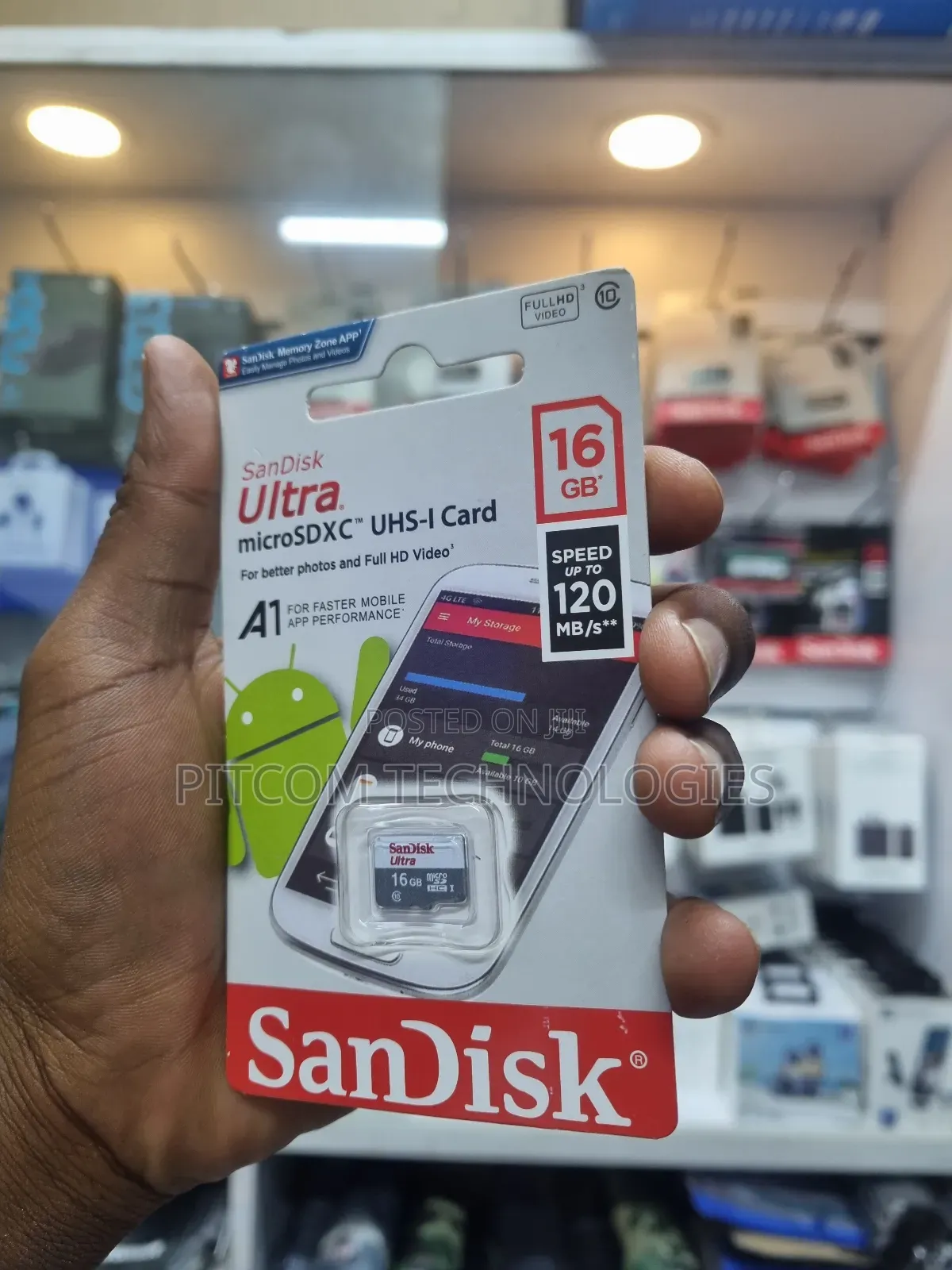 16 Gb Memory Card.