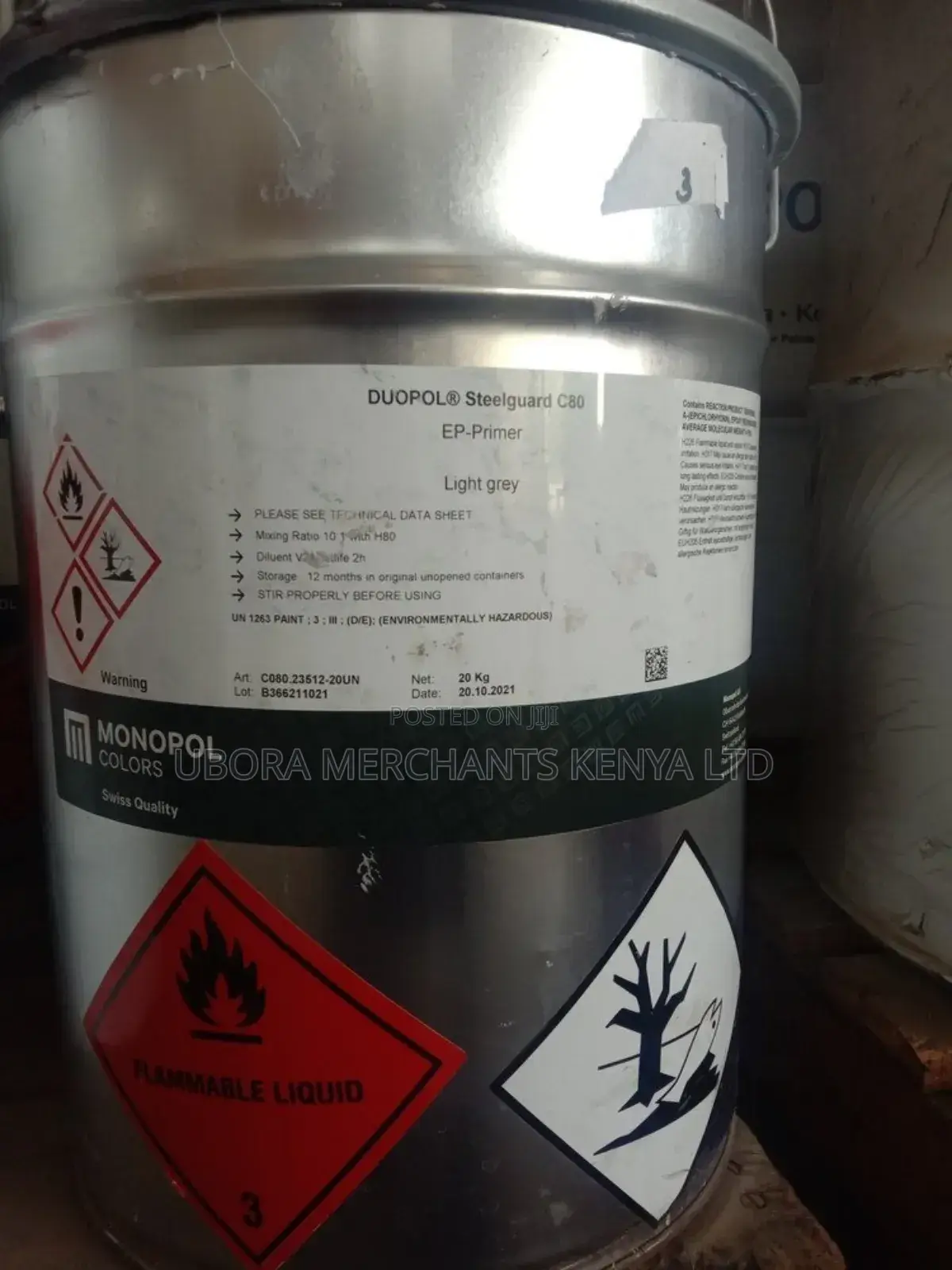 Epoxy Primer 20l, 70sqm Coverage