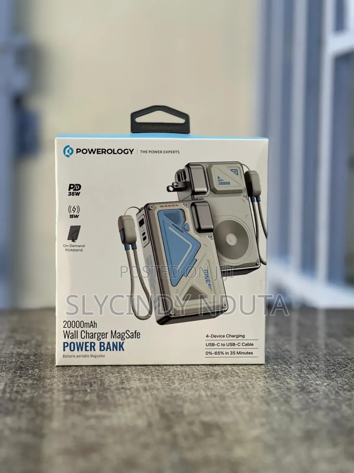 Powerology 20000mah Wall Charger Magsafe Power Bank