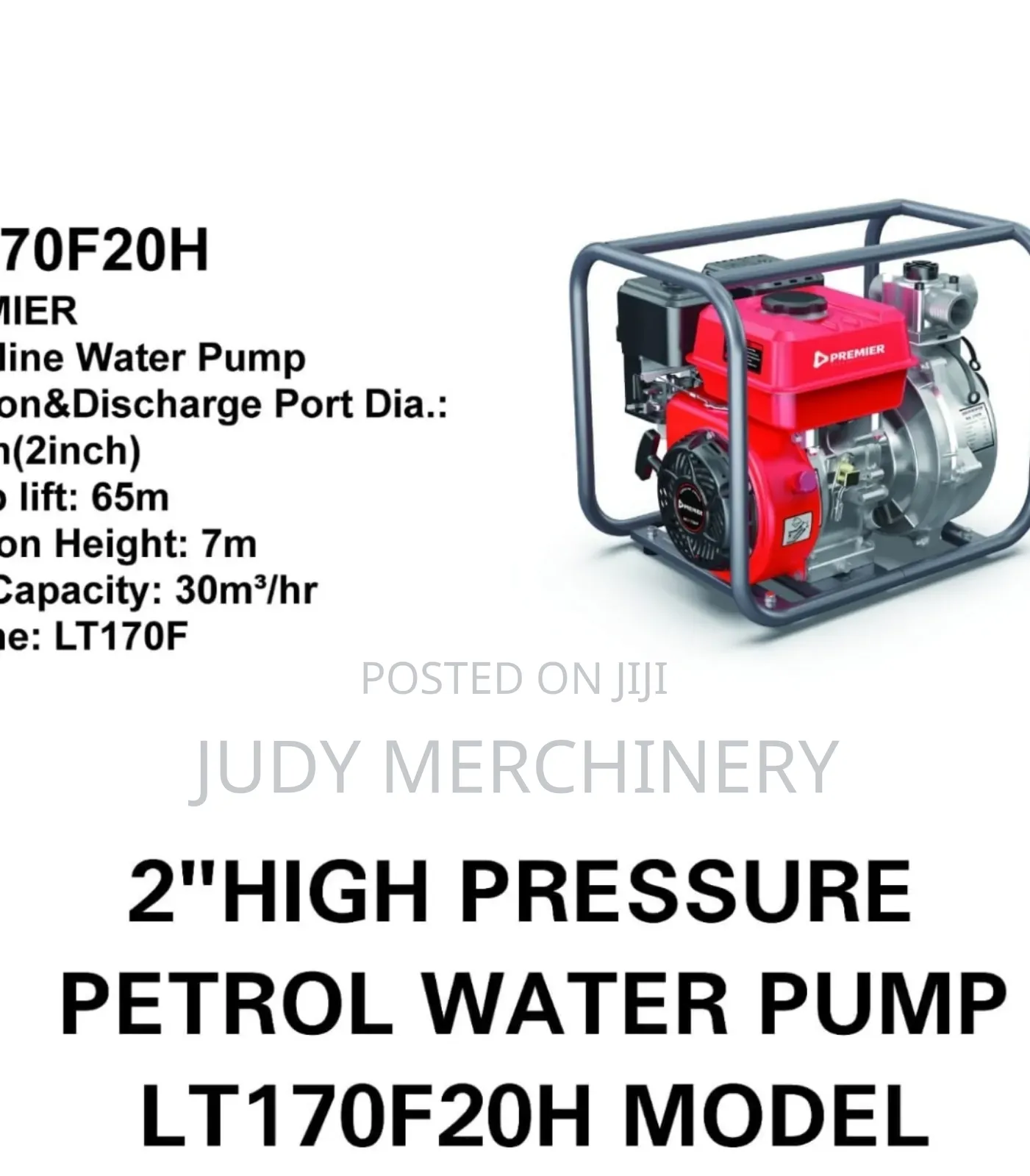 High Pressure Water Pump 2"