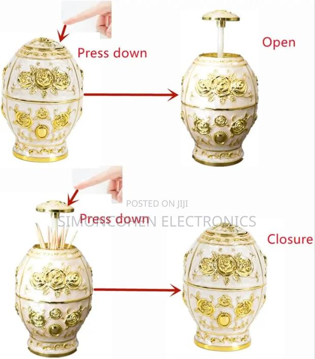 Fancy Pop Up Toothpick Holder - thumbnail 3