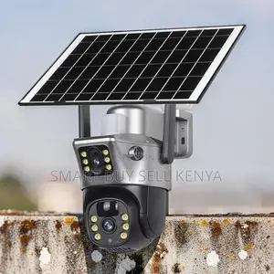 V380 Pro App 12mp 4g PTZ Rotating Dual Lens Solar Camera