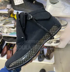 Black White Jordan 18 Sneaker