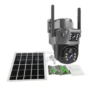 Auto Tracking Support 12mp 4g PTZ Rotating Dual Lens Solar Camera