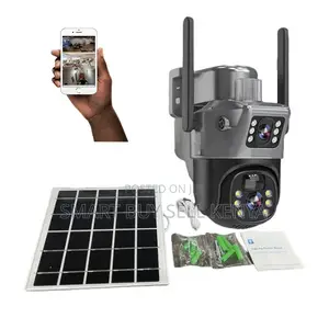 Cloud Storage Support 12mp 4g PTZ Rotating Dual Lens Solar Camera