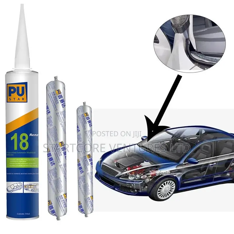 Pu Sealant Auto Glass Black Fixing 310ml