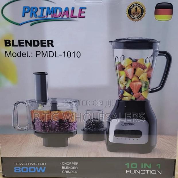 Primdale 10-in-1 Blender – Powerful Motor Multiple Attachments