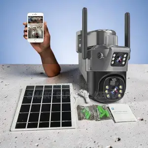Two Way Audio Communication Talk 12mp 4g PTZ Dual Lens Solar Camera