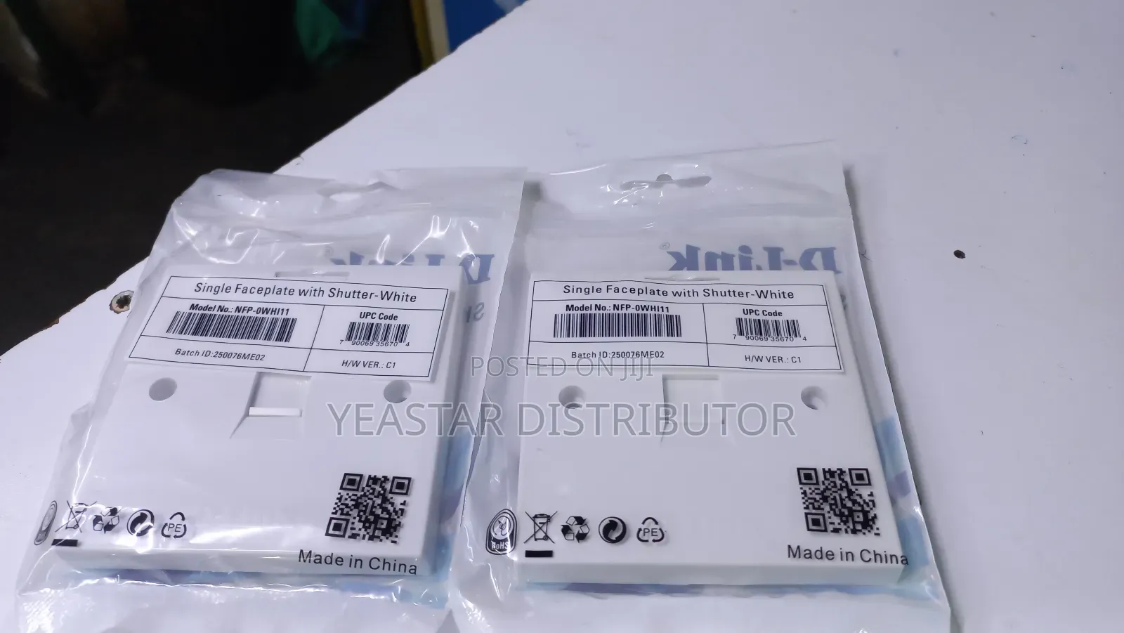 Dlink Single Faceplate With Shutter