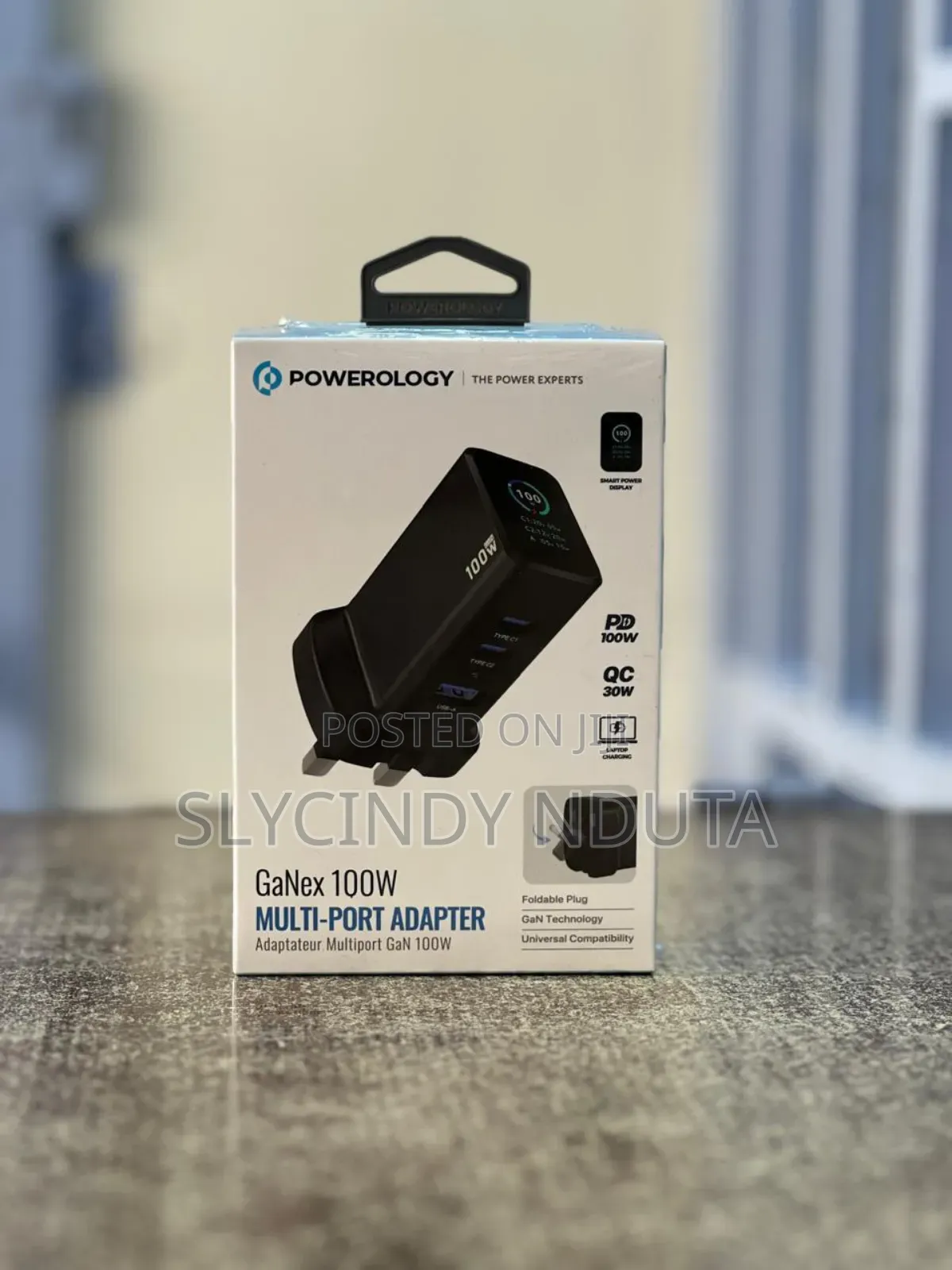Powerology Ganex 100w Multi-Port Adapter