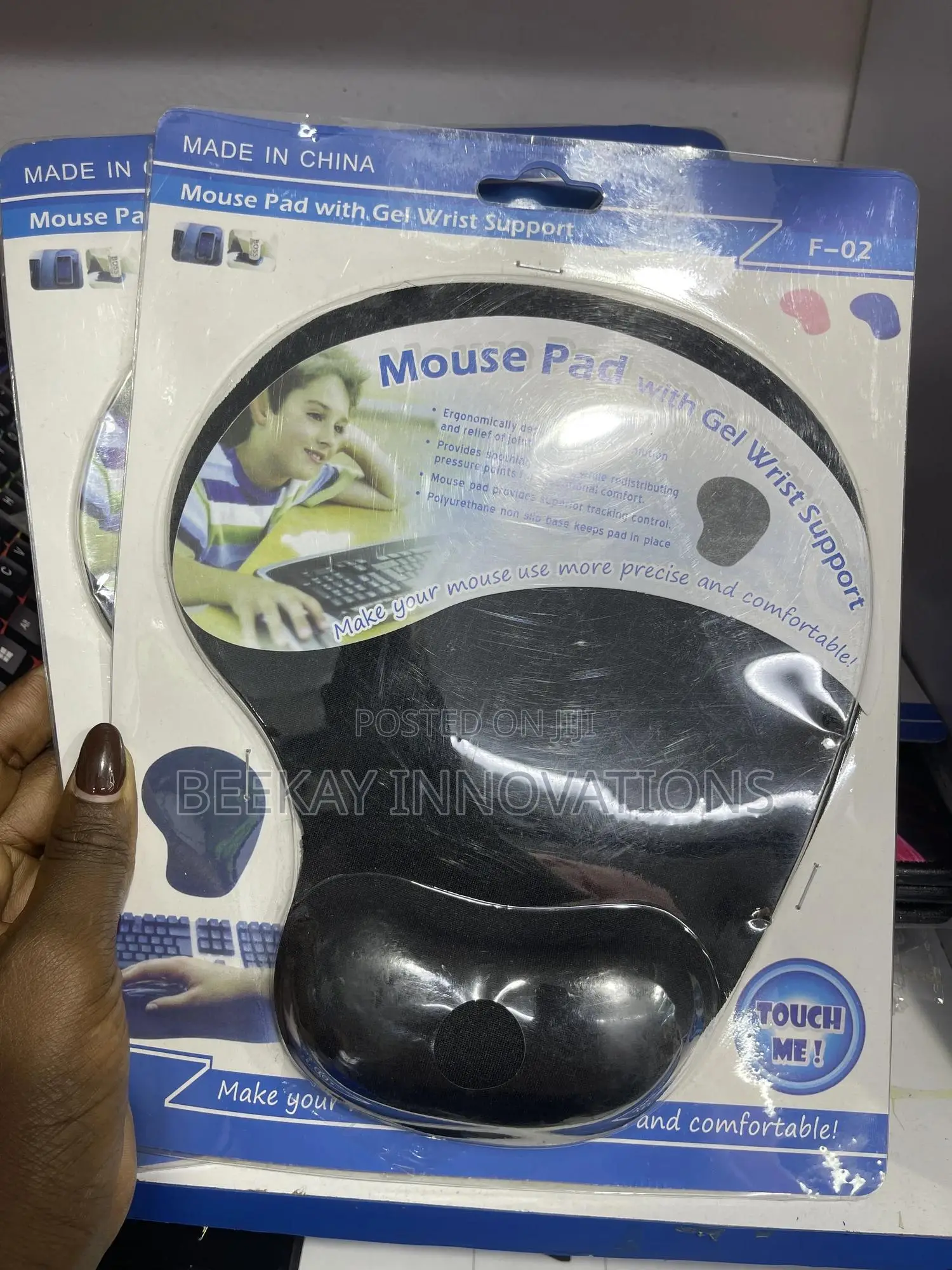 Mouse Pads With Gel Wrist Support