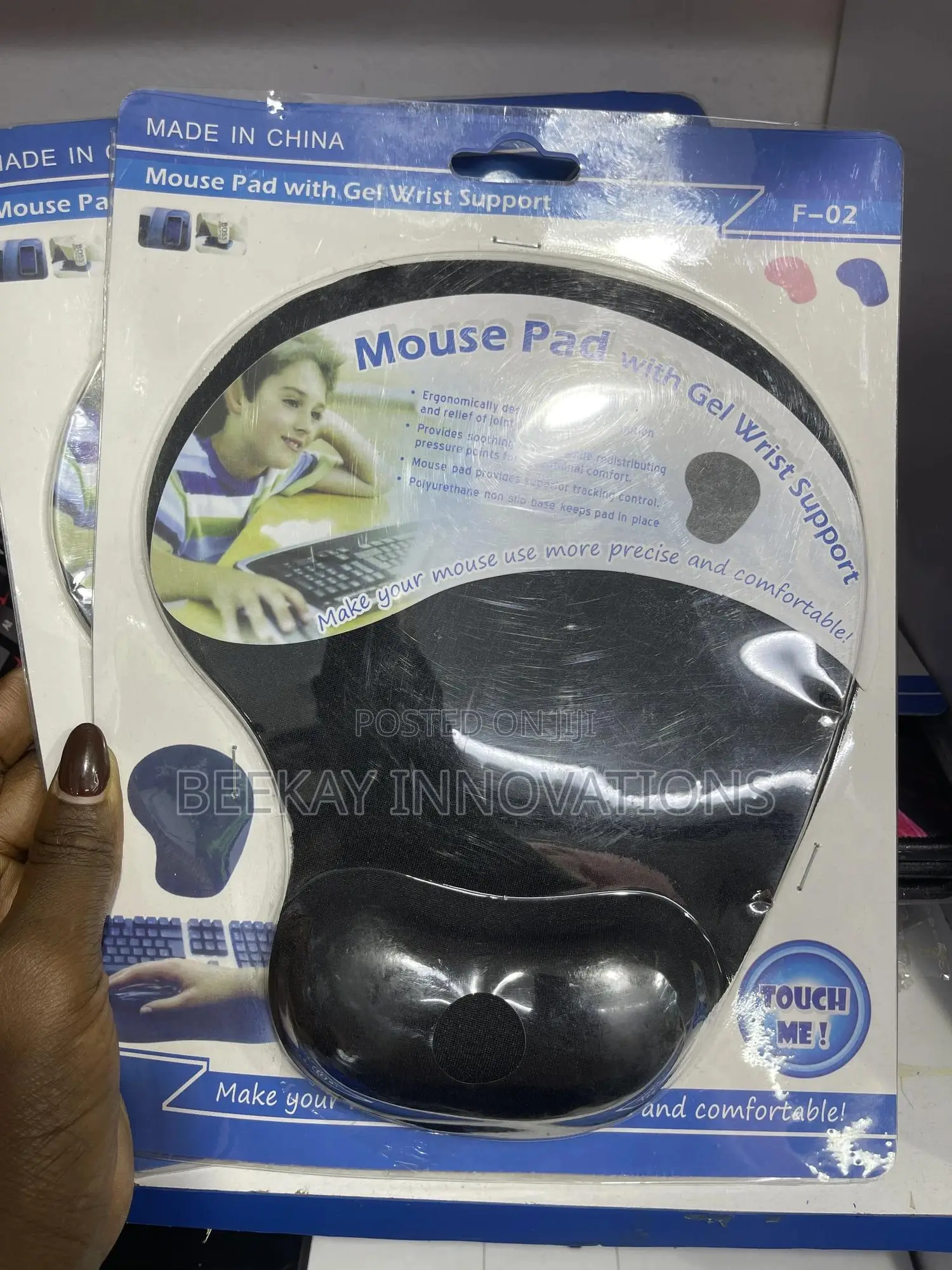 Mouse Pads With Gel Wrist Support