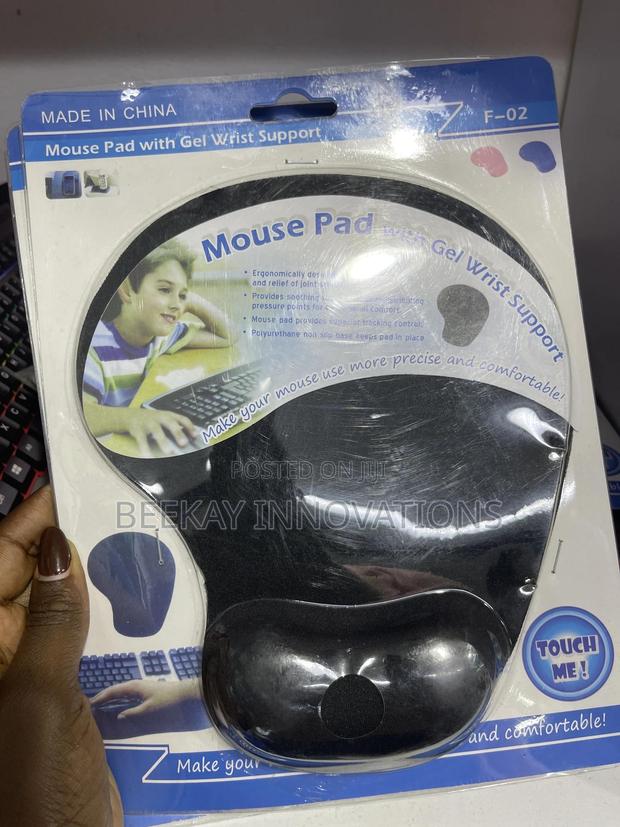 Mouse Pads With Gel Wrist Support - thumbnail 3
