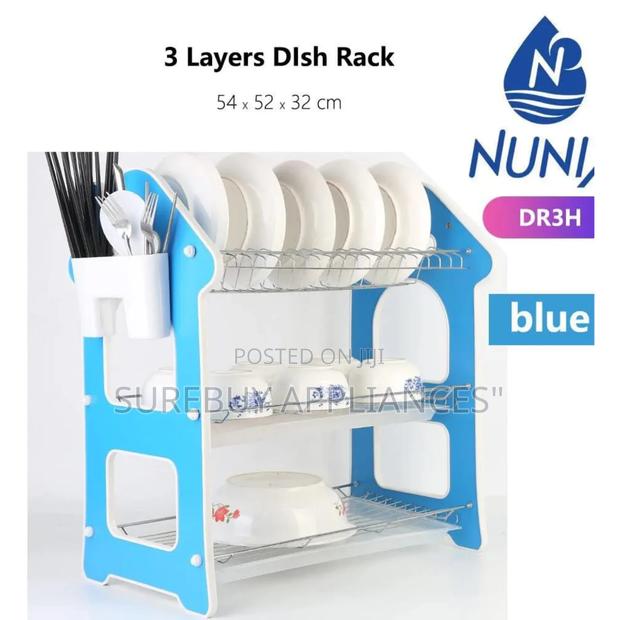 Classic Stainless 3-Tier Dish Drying Rack - main view