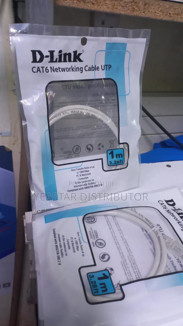 D Link Cat6 1 MTR Patchcord Utp - thumbnail 3