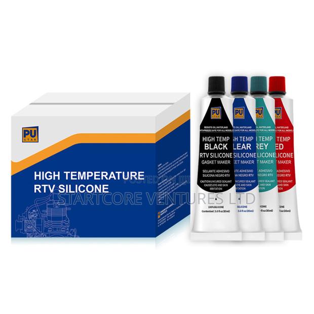 Rtv Silicone Sealant 85g Black, Clear Grey
