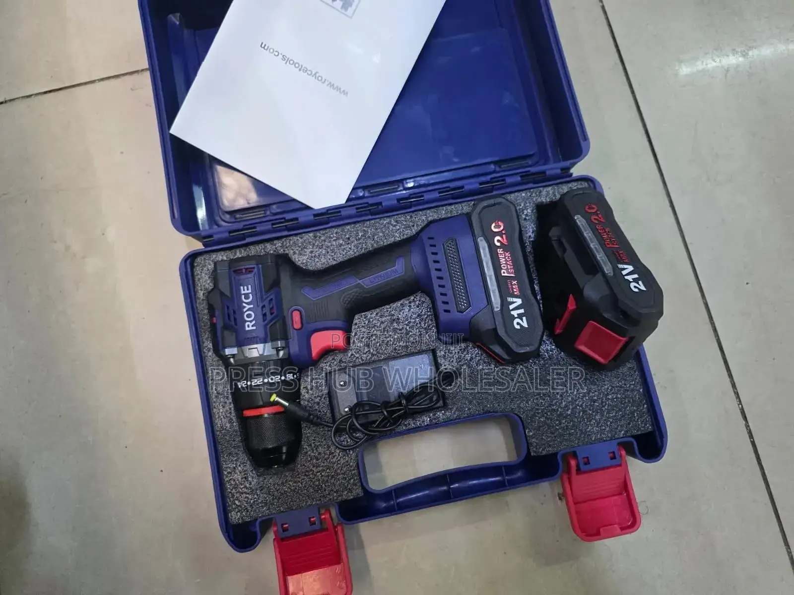 Royce 21v Brushless Cordless Drill.