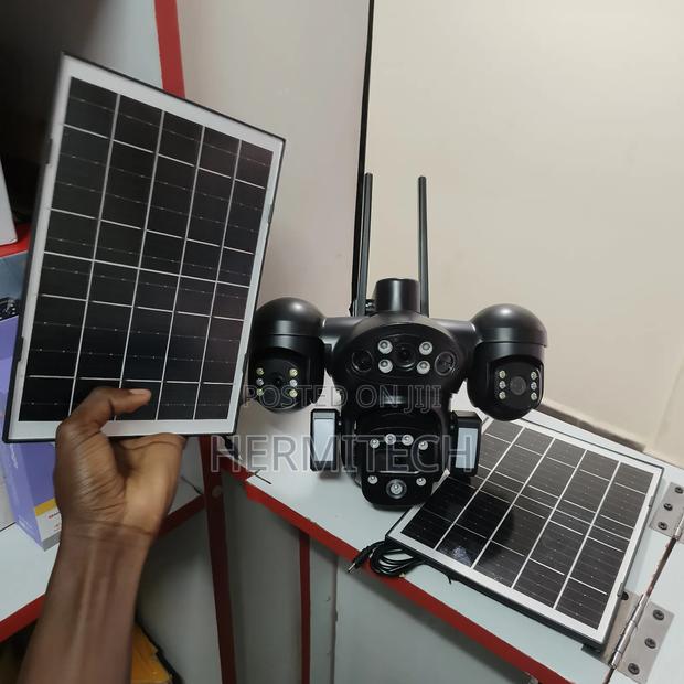 4 Lens Dual Panel CCTV Surveillance Camera - thumbnail 2