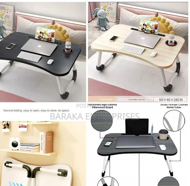 *Kshs 1400/-Folding Breakfast/ Study Table Laptop Desk on the Bed