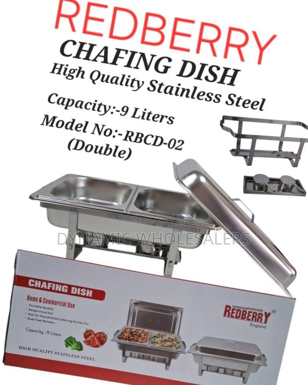 Double Partition Chafing Dish - main view