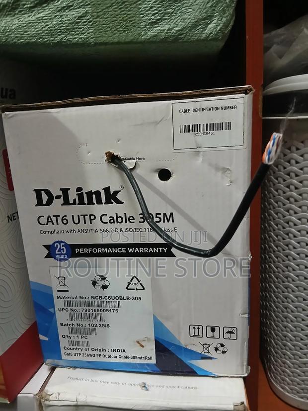 Dlink Cable Cat 6 Outdoor - main view