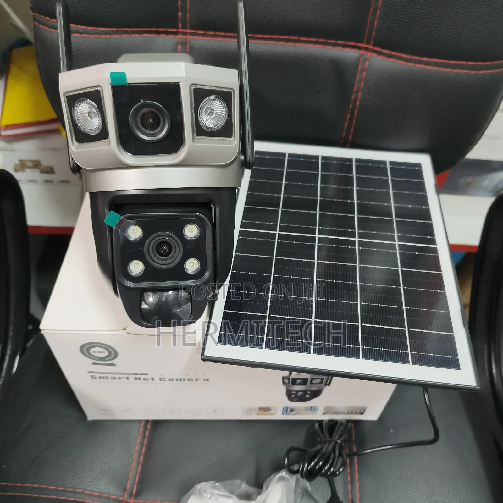 Dual Lens 4g Solar Powered PTZ Surveillance
