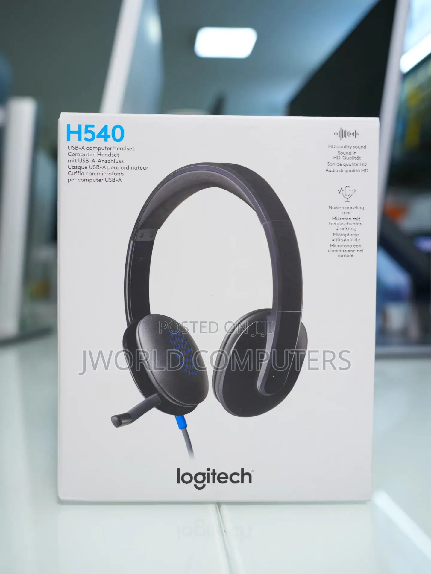 Logitech H540 Usb Headset With Noise-Cancellation