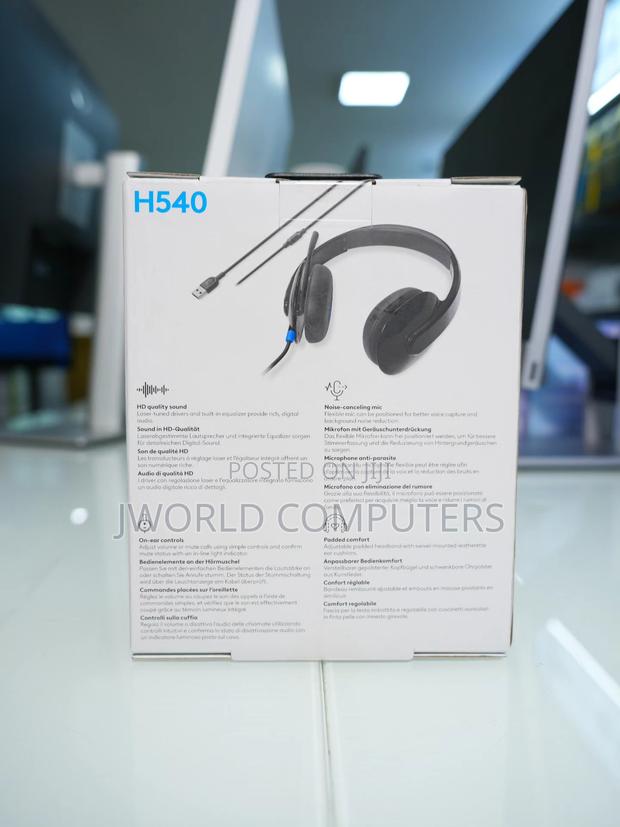 Logitech H540 Usb Headset With Noise-Cancellation - thumbnail 2