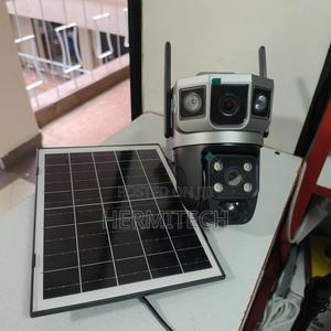 Dua Panel Solar Powered PTZ Surveillance Security 4g CCTV - main view