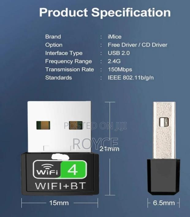 Wifi + Wireless 4.2 Usb Adapter - thumbnail 5