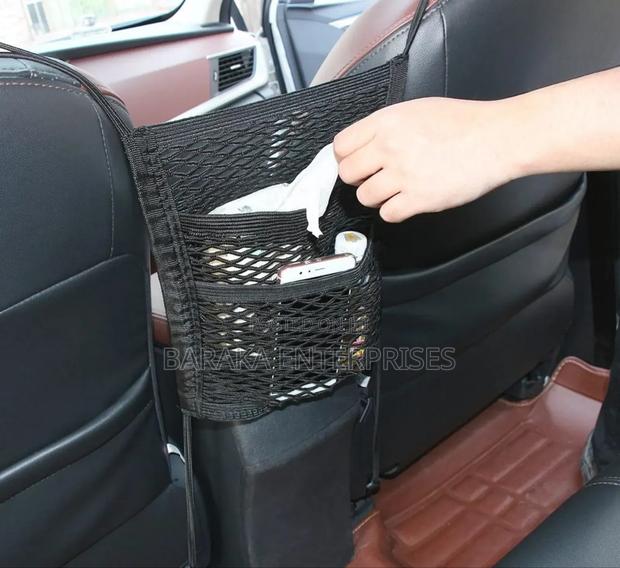 Super Stretch 2slot Net Organizer for in Between Car Front Seats