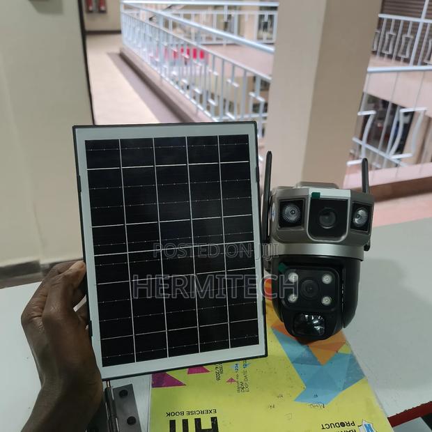 Dual Lens 4g Solar Powered PTZ Surveillance Security Camera - thumbnail 2