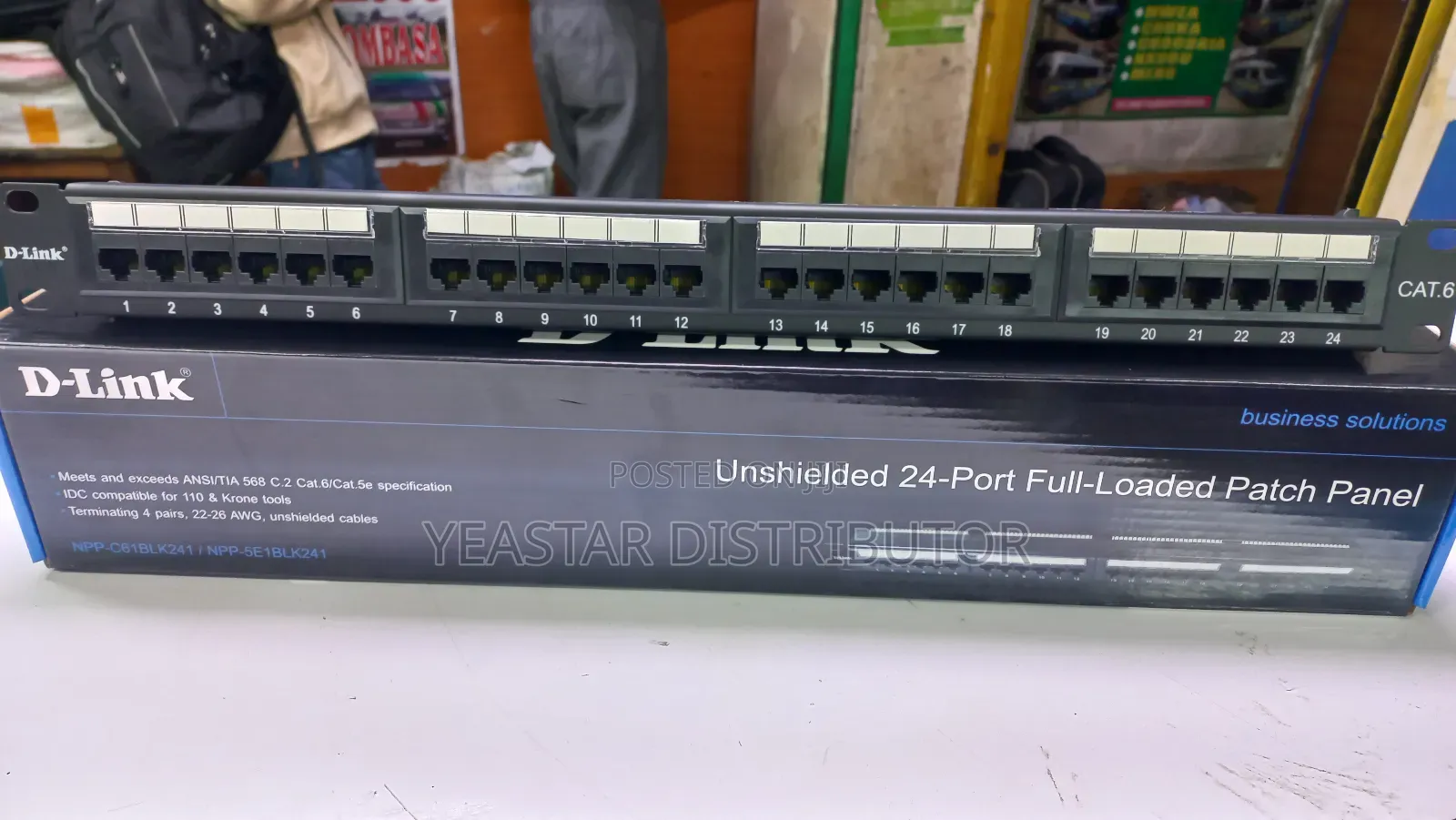 Dlink Cat 6 24port Patch Panel
