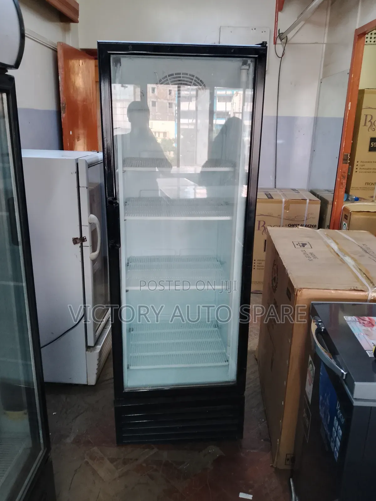 Exuk Clean Glass Door Fridge