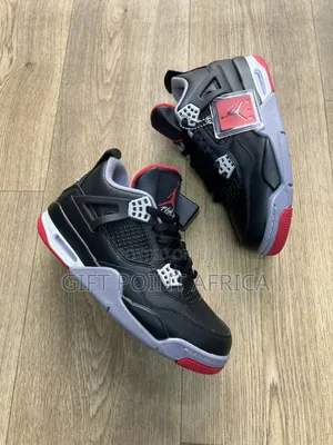 Nike Air Jordan 4 Retro Bred Reimagined Sneakers.