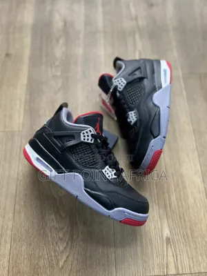 Nike Air Jordan 4 Retro Bred Reimagined Sneakers.