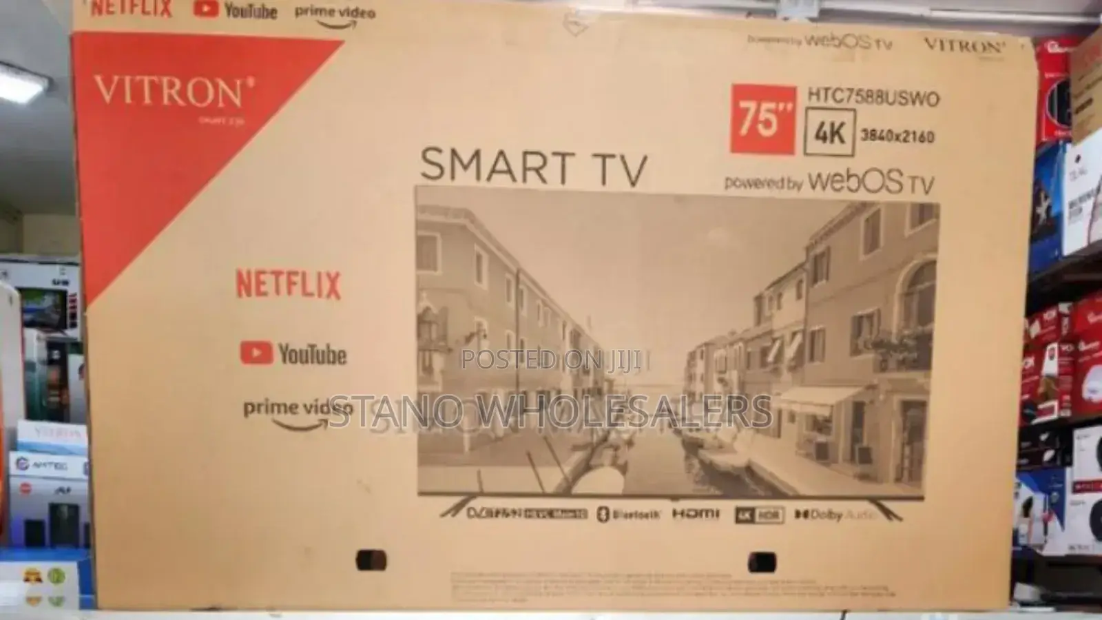 Bluetooth Vitron 75inch Smart Tv