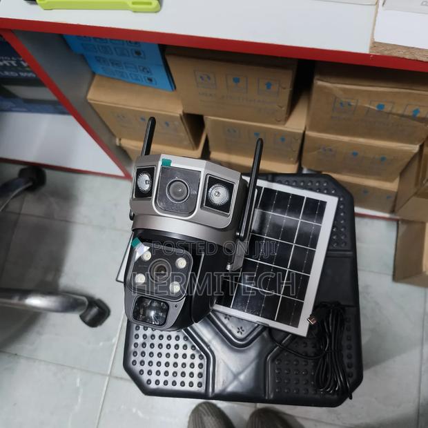 Dual Lens Solar Powered PTZ Surveillance Camera - thumbnail 2