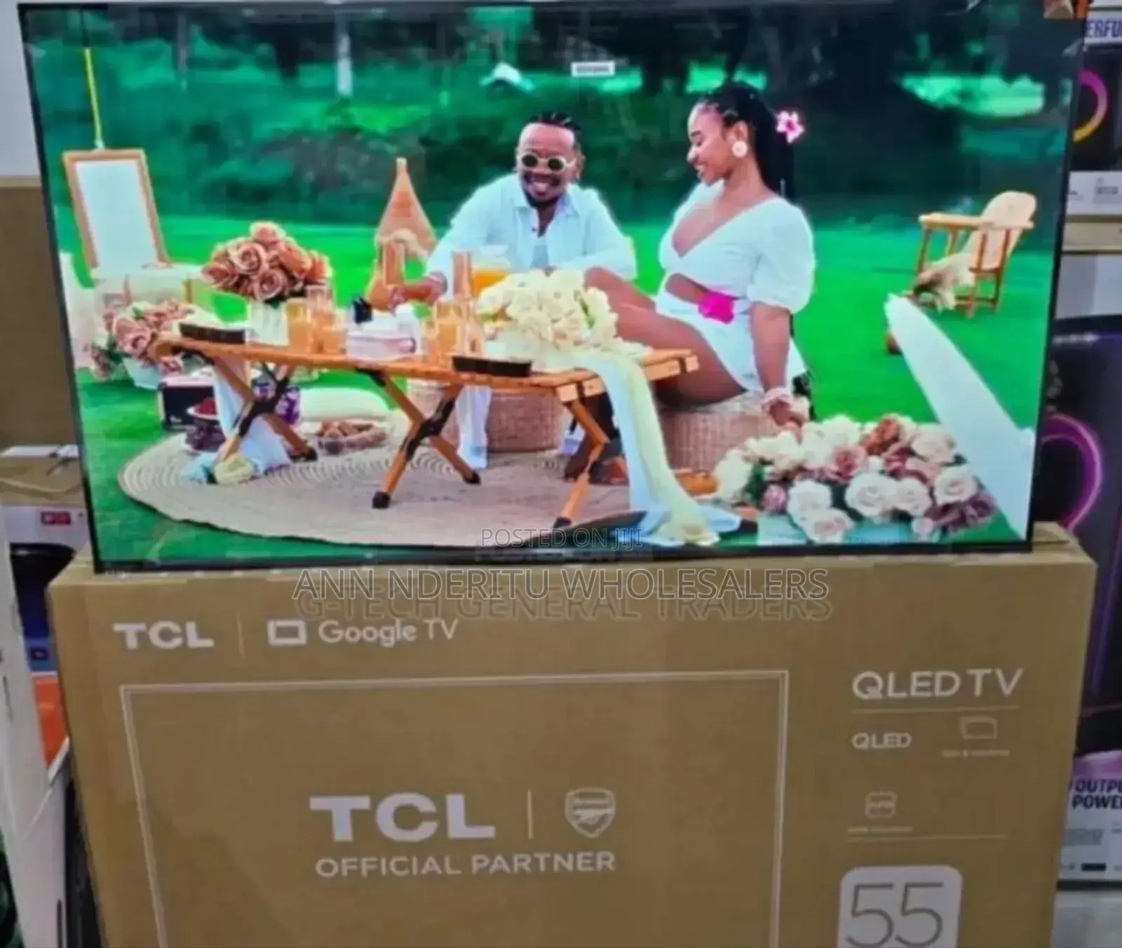 Stocked TCL 55inch Qled Google Tv