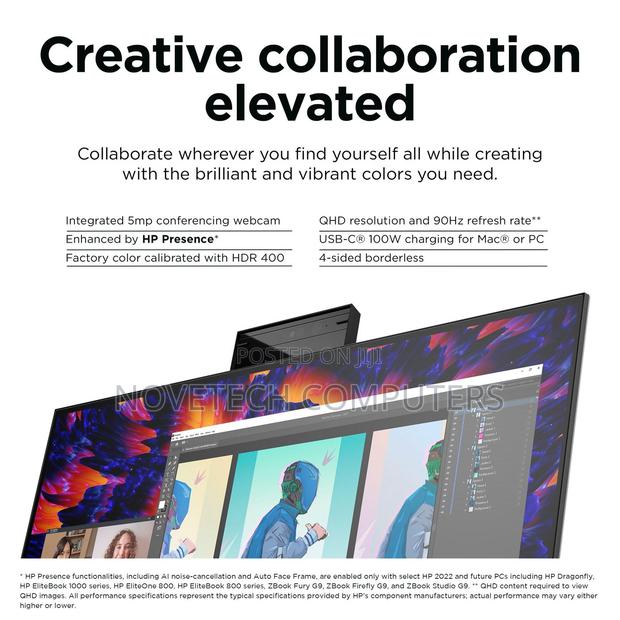 Hp Z24m G3 24 Qhd Conferencing Display - thumbnail 2