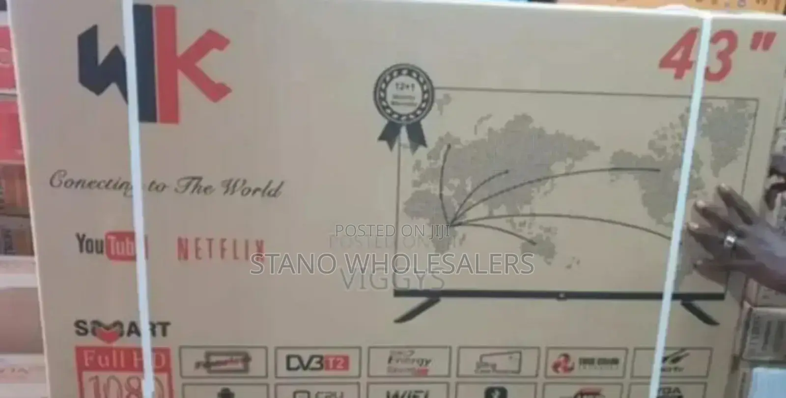 New Wk 43inch Smart Tv