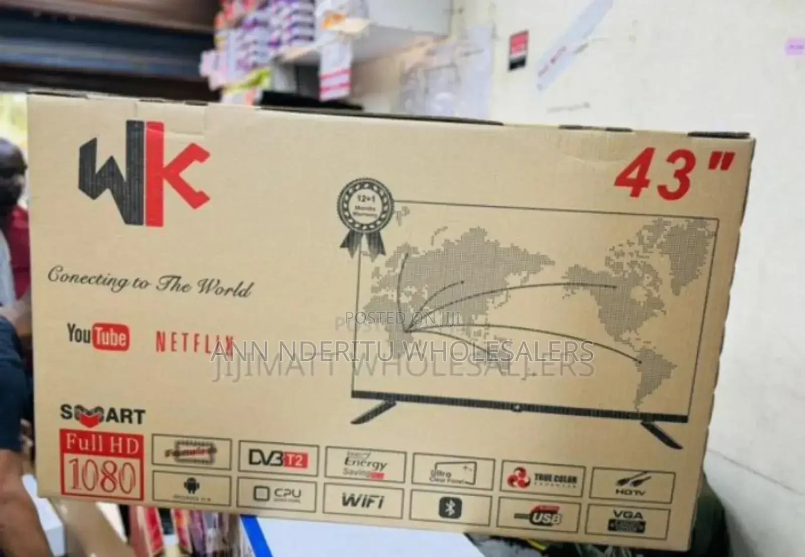Pay Om Delivery Wk 43inch Smart TV