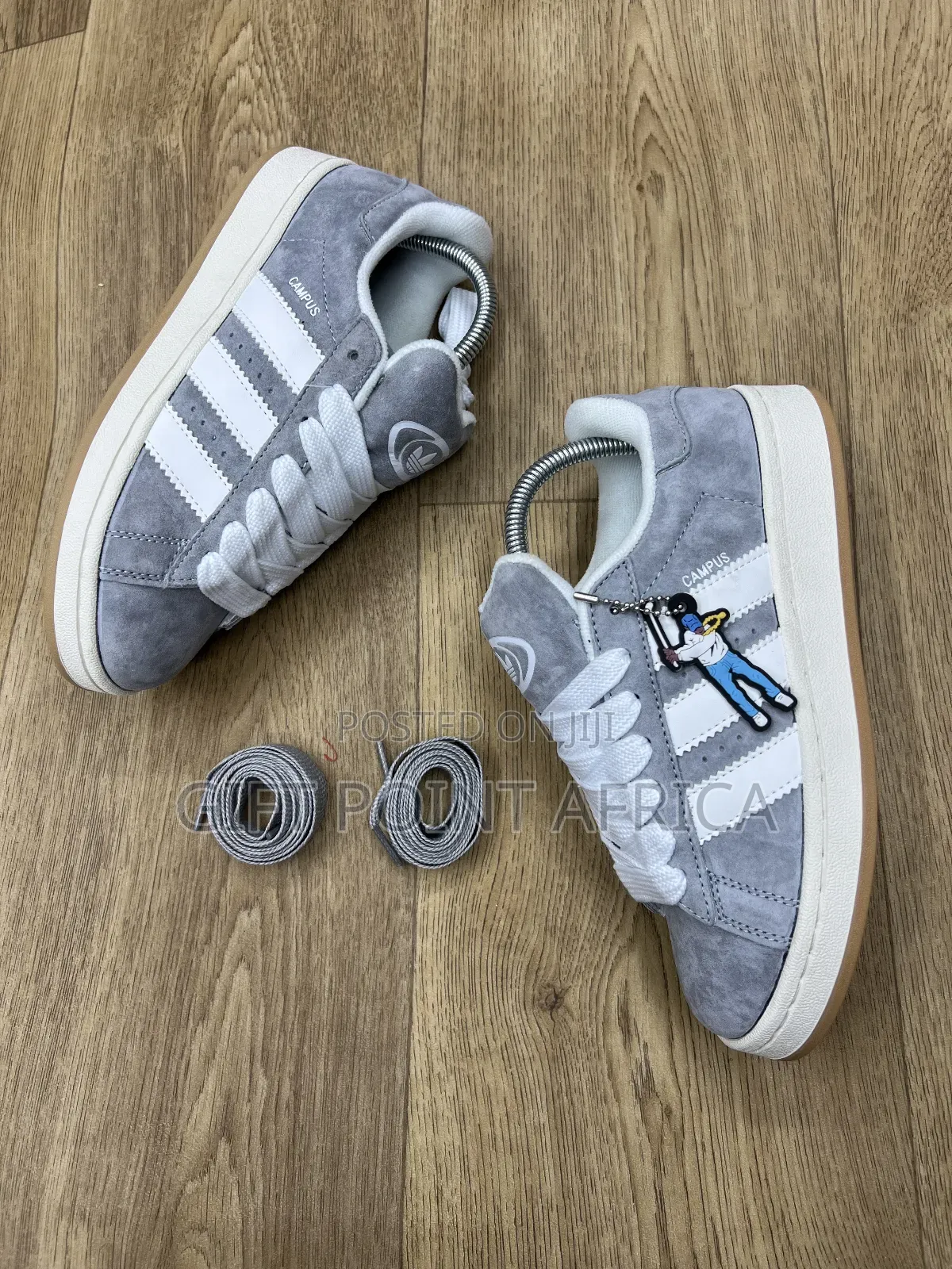 Adidas Campus Gray White