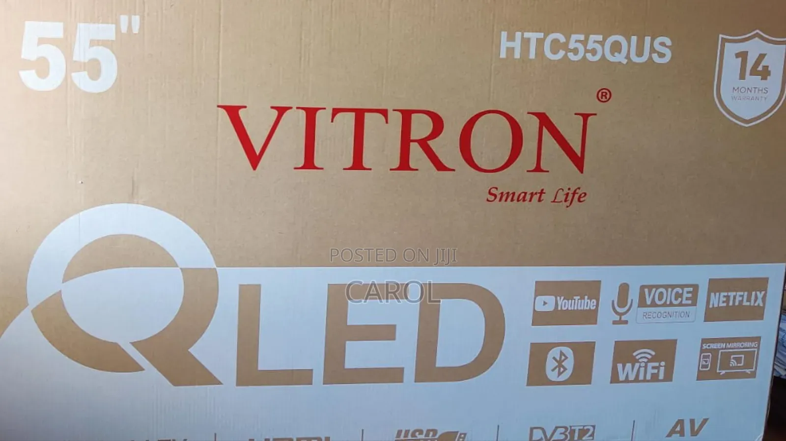 Vitron 55” Smart Android Bt Qled Available