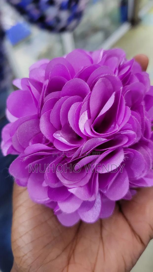 Purple Flower Clips - thumbnail 4