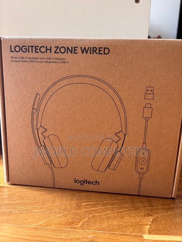 Logitech Zone Wired Headset With Noise-Cancelling Mic - main view