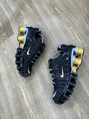 Nike Shox Tl Neymar Jr. 'black Gold' Sneakers.