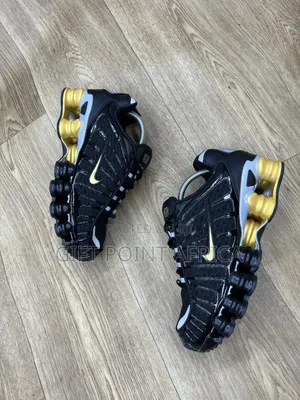 Nike Shox Tl Neymar Jr. 'black Gold' Sneakers.