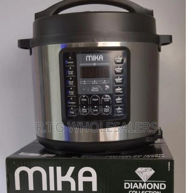 Mika 6 L Smart Pressure Cooker With Safety Features